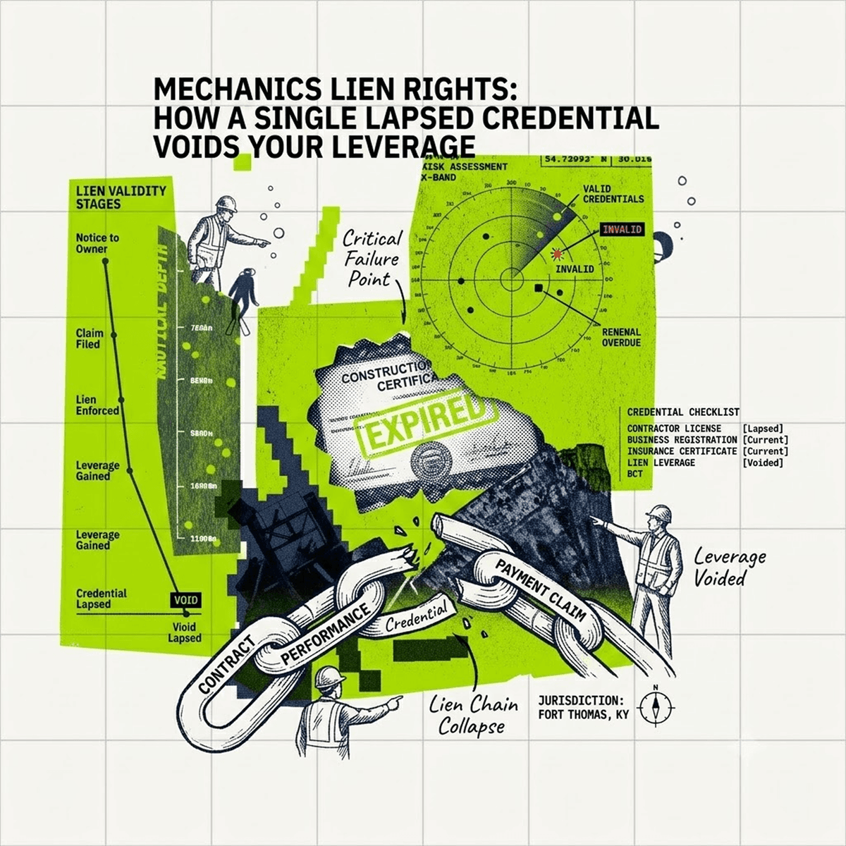 Mechanics lien rights: how a single lapsed credential voids your leverage